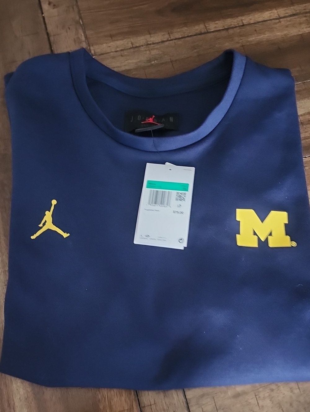 Jordan x Michigan DriFit Crewneck